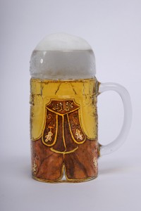 Lederhosen Glas