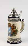 Gutsherren blau 0,5l, Bayernlöwen, Spitzdeckel