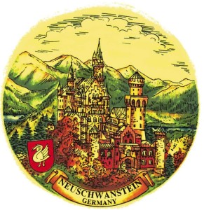 PA Neuschwanstein mit Schwan