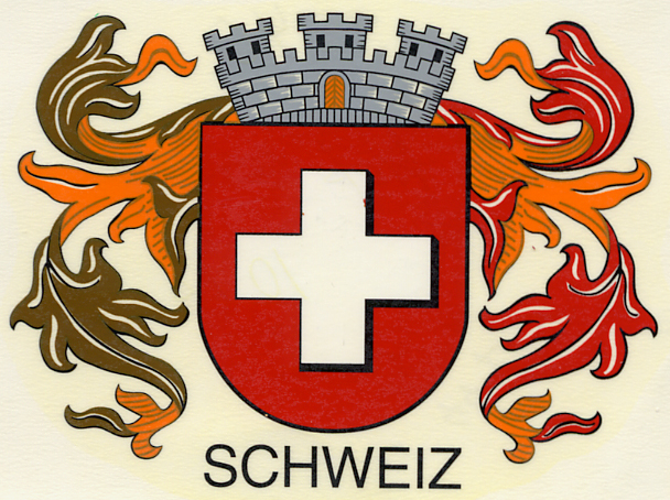 945 Schweiz Wappen - Domex Geschenkmanufaktur GmbH