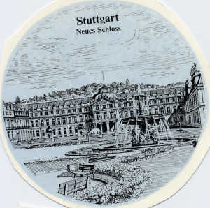 Stuttgart Neues Schloss  Stich